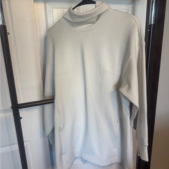 Women’s Light Grey Cowl Neck Lululemon Sweatshirt - Picture 1 of 4